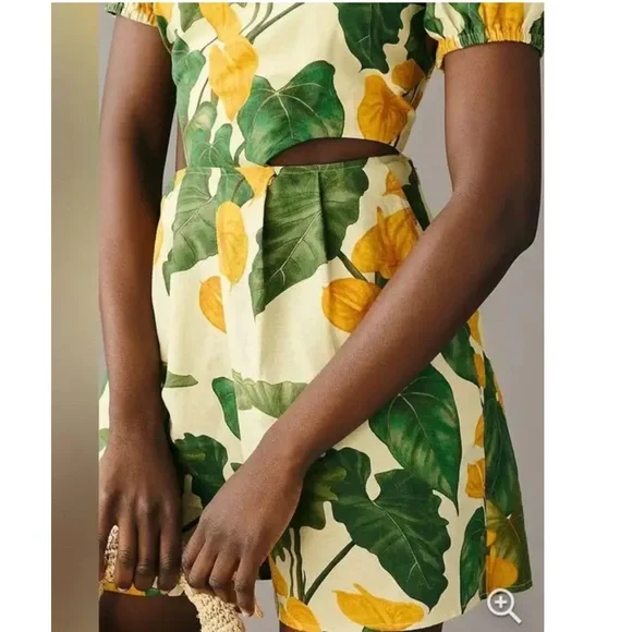 Farm Rio Cutout Tie-Back Romper - Size Medium - Picture 7 of 8